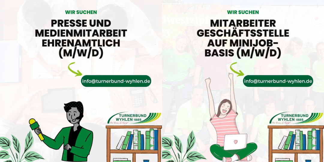 Wir suchen Unterstützung für unseren Verein.